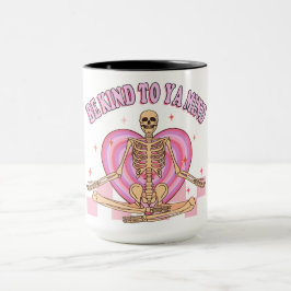 Skelet skelet voor oraal gebruik 60s mok