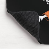 Skelet Slagbeurt Baseball Halloween  Muismat (Hoek)