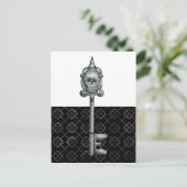 Skelet Sleutel 2 Briefkaart (Staand voorkant)