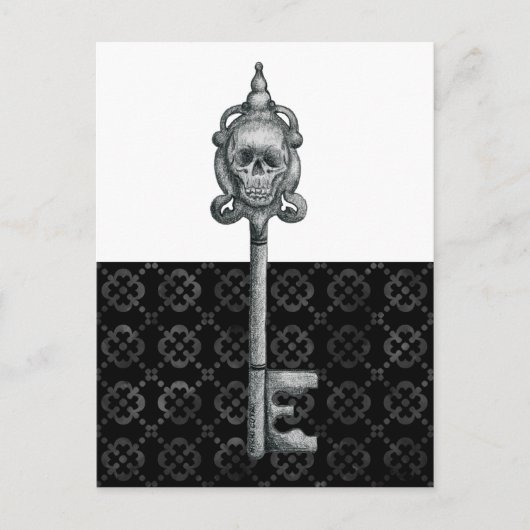 Skelet Sleutel 2 Briefkaart (Voorkant)