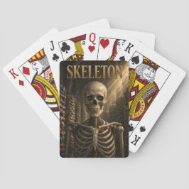 Skelet speelkaarten, pokerkaarten