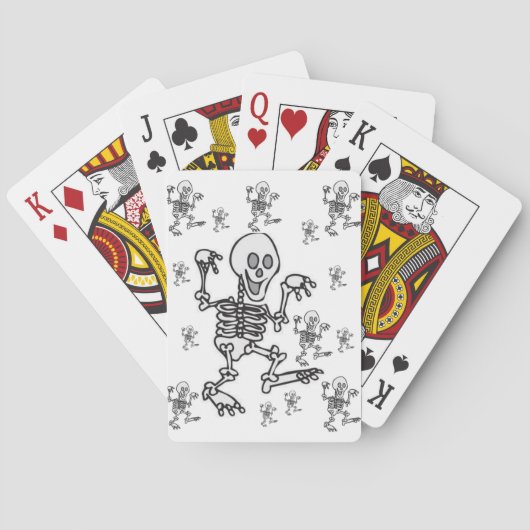 Skelet Speelkaartendeck Pokerkaarten (Achterkant)