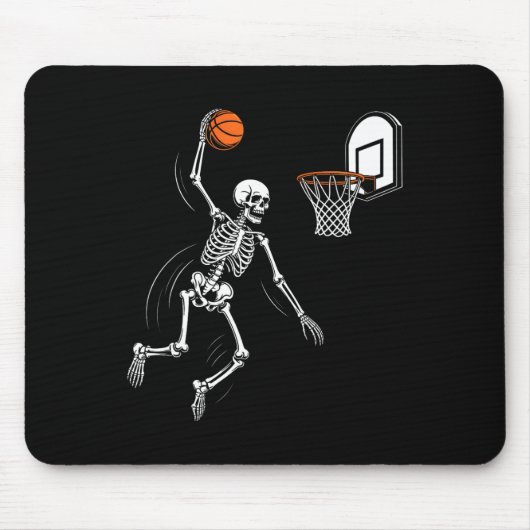 Skelet speelt skelet grappige Halloween mannen jon Muismat (Voorkant)