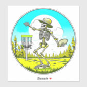 Skelet Spelen Disc Golf Sticker (Vel)