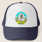 Skelet Spelen Disc Golf Trucker Pet (Voorkant)