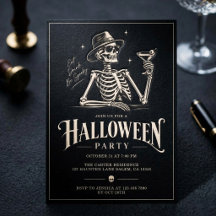 Skelet Spoken Cocktailparty Volwassenen Halloween