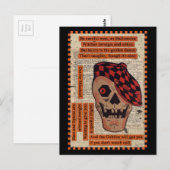 Skelet Sporty Briefkaart (Voorkant / Achterkant)