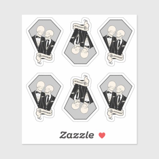 Skelet Sticker (Vel)