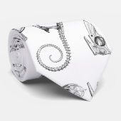 skelet stropdas (Opgerold)