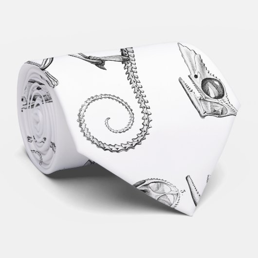  skelet stropdas (Opgerold)