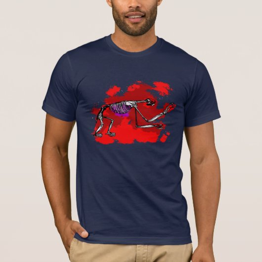 Skelet T-Shirt (Mannen) (Voorkant)