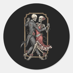 Skelet Tango Halloween Kostuum Griezeldansers Da Ronde Sticker