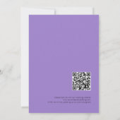 Skelet Tarot QR Gotische Bruiloft Save The Date (Achterkant)