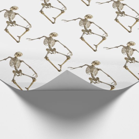 Skelet terugzetten cadeaupapier (Hoek)