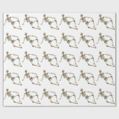 Skelet terugzetten cadeaupapier (Vlak)