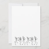 Skelet Till Death Do US Party Bachelorette Kaart (Achterkant)