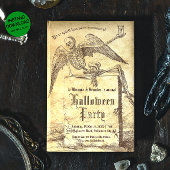  skelet Tombstone Gotische Halloween Party Kaart