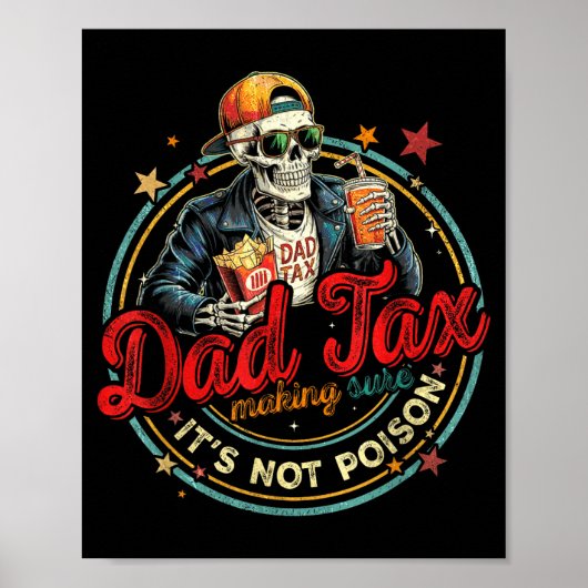 Skelet vader belasting zorgt ervoor dat het niet g poster (Voorkant)
