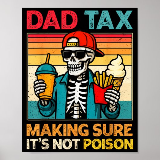 Skelet vader belasting zorgt ervoor dat het niet g poster (Voorkant)