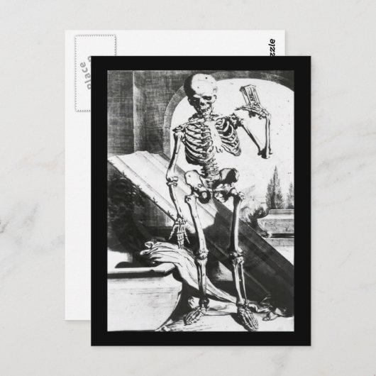 Skelet van Anatomia Humani Corporis Briefkaart (Voorkant / Achterkant)