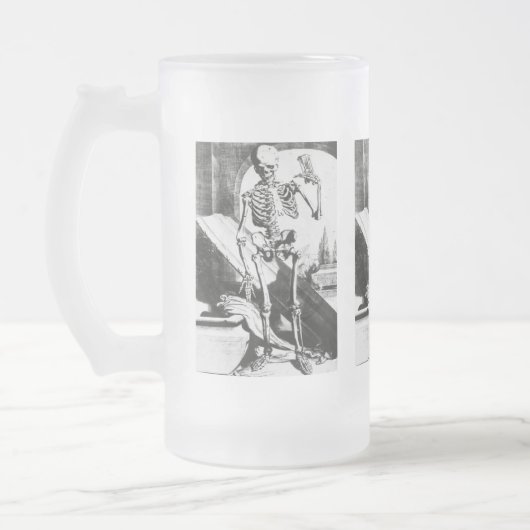 Skelet van Anatomia Humani Corporis Matglas Bierpul (Links)