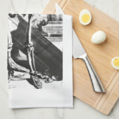 Skelet van Anatomia Humani Corporis Theedoek (Quarter Fold)