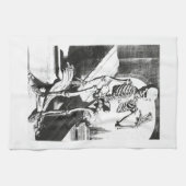 Skelet van Anatomia Humani Corporis Theedoek (Horizontaal)