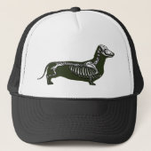 skelet van dachshund trucker pet (Voorkant)