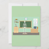 Skelet van de wetenschapsklas kaart (Voorkant)