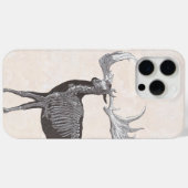 Skelet van Iers hert - Megaceros hibernicus Case- Case-Mate iPhone Case (Achterkant (horizontaal))