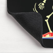 Skelet van skateboard skateboarden  muismat (Hoek)