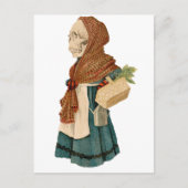 Skelet Vegetable Lady Briefkaart (Voorkant)