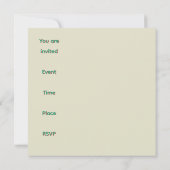 Skelet vingers & schedel & pompoenen voor Hallowee Kaart (Achterkant)