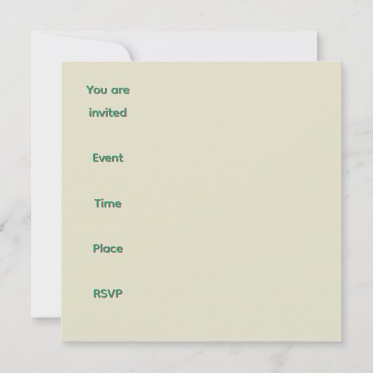 Skelet vingers & schedel & pompoenen voor Hallowee Kaart (Achterkant)