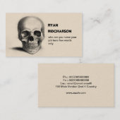 skelet visitekaartje (Voorkant / Achterkant)