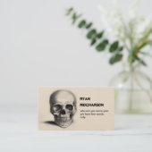 skelet visitekaartje (Staand voorkant)