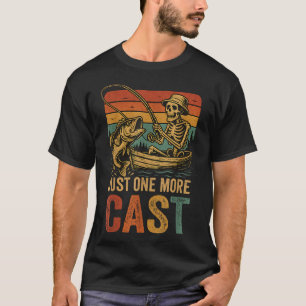 Skelet Vissen Visser Bassangelen T-shirt