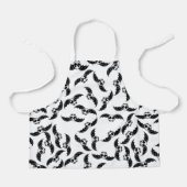 Skelet Vleermuizen Halloween Schort (Voorkant)