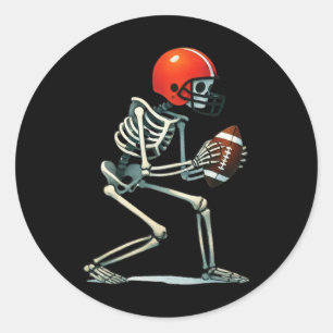 Skelet Voet Halloween Kostuum Grappige Mannen Jong Ronde Sticker