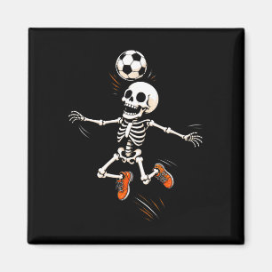 Skelet voetbal Halloween kostuum jongens kinderen Magneet