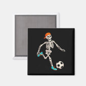 Skelet Voetbal Halloween Kostuum Magneet (Voorkant / Achterkant)