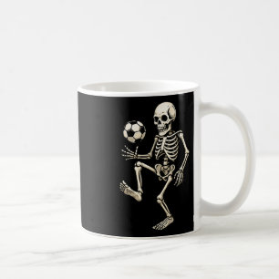 Skelet Voetbalspeler Griezelen Halloween Voetbal V Koffiemok