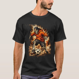 Skelet Voetbalspeler Streetwear Cartoon – Dyna T-shirt