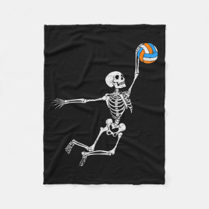 Skelet Volleybal Halloween Kostuum Jongens Tieners Fleece Deken