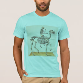 Skelet voor paarden en harders. t-shirt