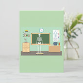 Skelet voor wetenschapsklas kaart (Staand voorkant)