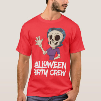 Skelet Vrouw Halloween Bijpassend Kostuum T-shirt