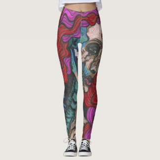 Skelet Vrouw Leggings