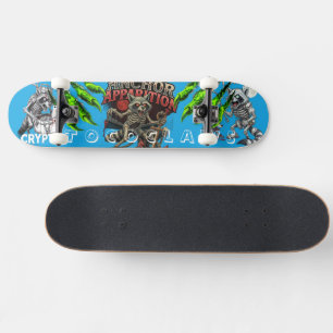 Skelet Wasbeer Anker Verschijning Dark Fantasy Persoonlijk Skateboard