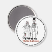 Skelet Wedding magneet (Voorkant / Achterkant)